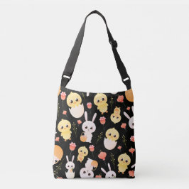 Bolsa Ajustável Cute Easter Chicks & Bunnies Seamless Pattern Orn