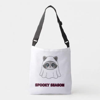 Bolsa Ajustável Cute Mapache Fantasma Temporada Assustadora Suéter