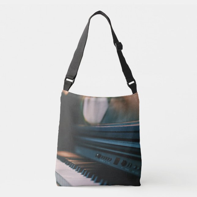 Bolsa Ajustável Cute Piano Artwork (Frente)