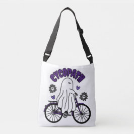 Bolsa Ajustável Cycopath Halloween Ghost em Bicicleta Roxa