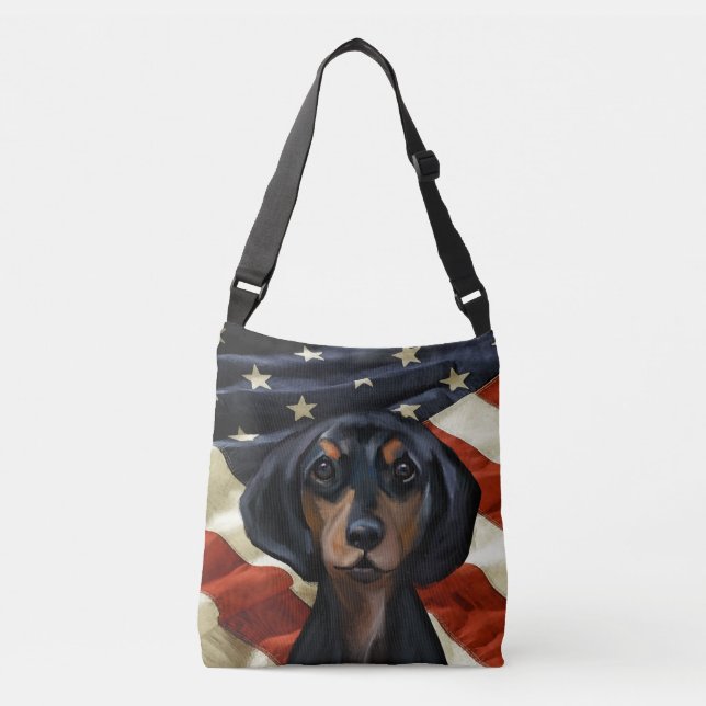 BOLSA AJUSTÁVEL DACHSHUND (Frente)