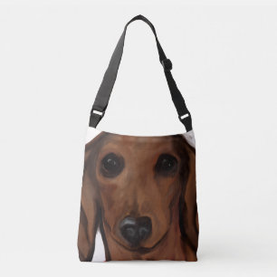 BOLSA AJUSTÁVEL DACHSHUND VERMELHO        