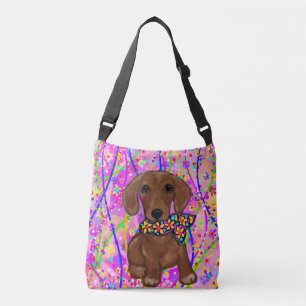 Bolsa Ajustável Dachshund Vermelho