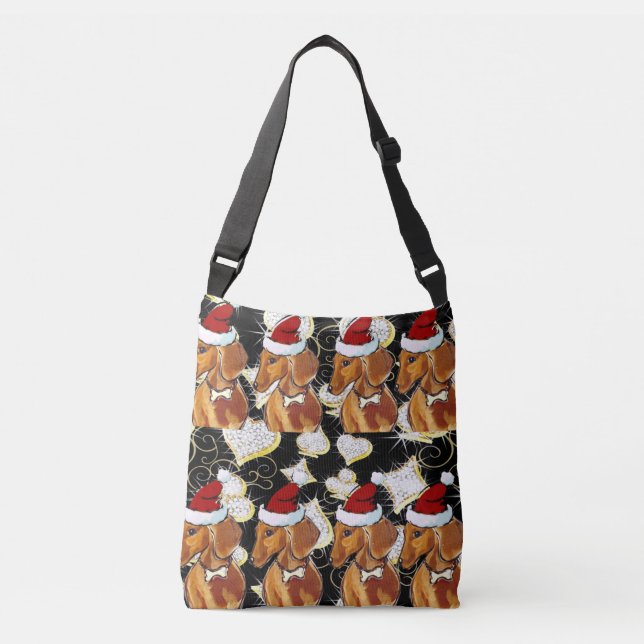 Bolsa Ajustável Dachshund Vermelho (Frente)