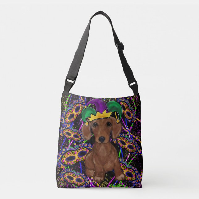 Bolsa Ajustável Dachshund Vermelho (Frente)