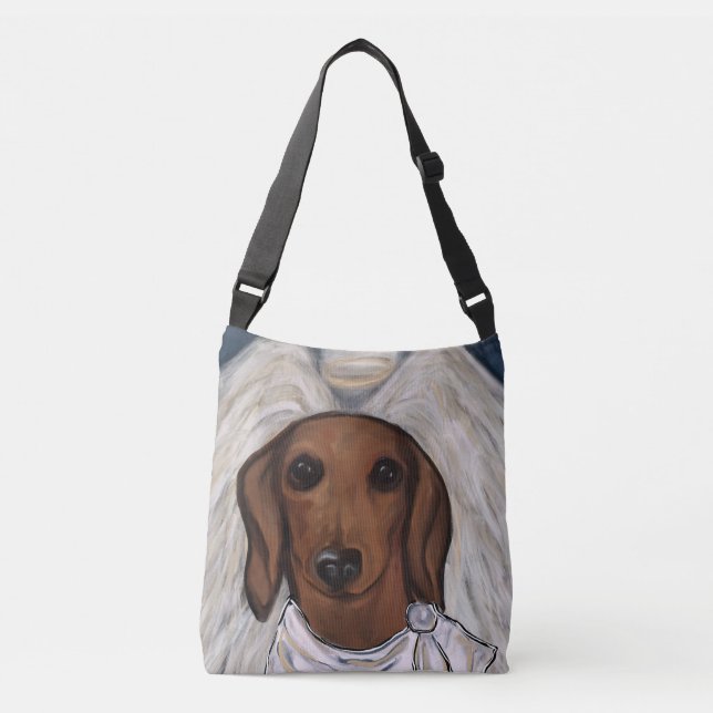 Bolsa Ajustável Dachshund Vermelho (Frente)