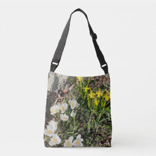 Bolsa Ajustável Daffodils & Crocus Crossbody Bag