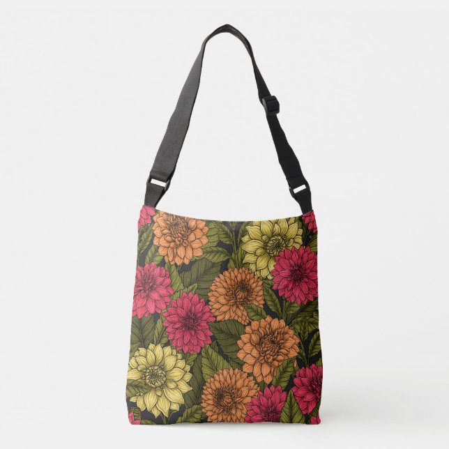 Bolsa Ajustável Dahlia jarden (Frente)
