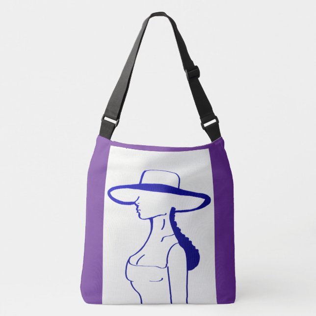 Bolsa Ajustável Dama Azul (Frente)