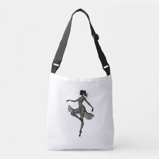 Bolsa Ajustável Dançarina balé Zebra Ballerina Dança Meninas