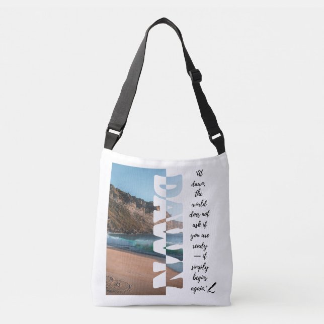 Bolsa Ajustável Dawn — Simply Begin Again (Frente)