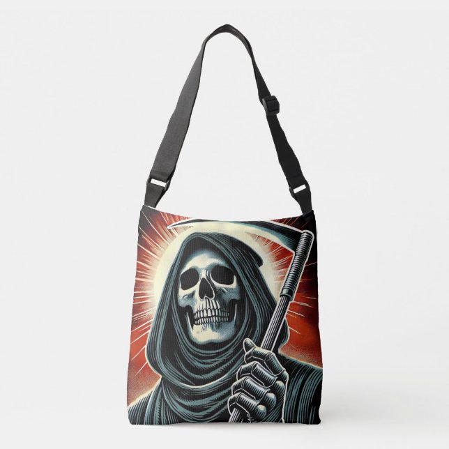 Bolsa Ajustável death character illustration (Frente)