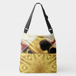 Bolsa Ajustável Declaração de Alta Moda: Achempong Carmesim & Dour
