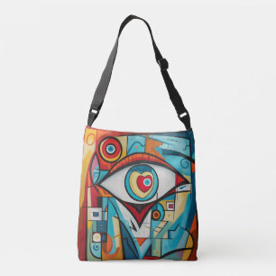 Bolsa Ajustável Deco de Arte do Amor com Coração Namorados