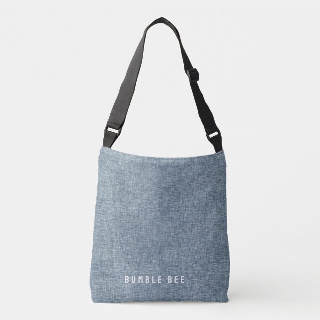 Bolsa Ajustável Denim Blue Jeans Look (Frente)