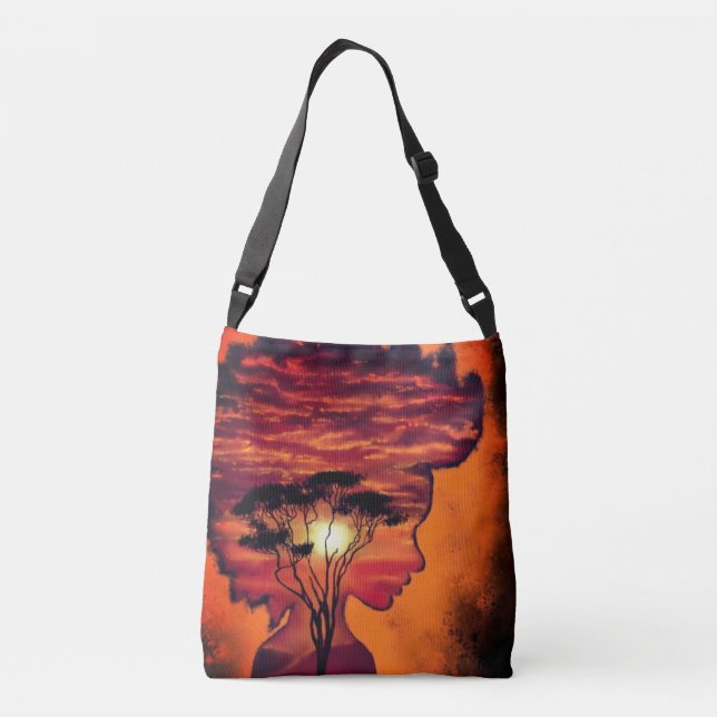 Bolsa Ajustável Desejo noturno de Arte de Corpo Cruzeiro Sunset (Verso)