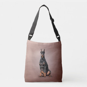 Bolsa Ajustável Desenhando cachorro doberman