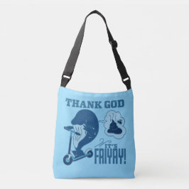 Bolsa Ajustável Desenho de ASL de sexta-feira - Graças a Deus é se