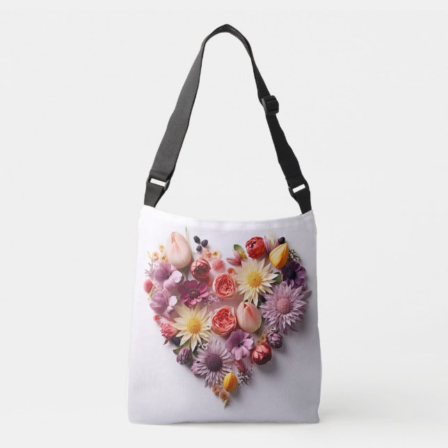 Bolsa Ajustável Desenho de flor (Frente)