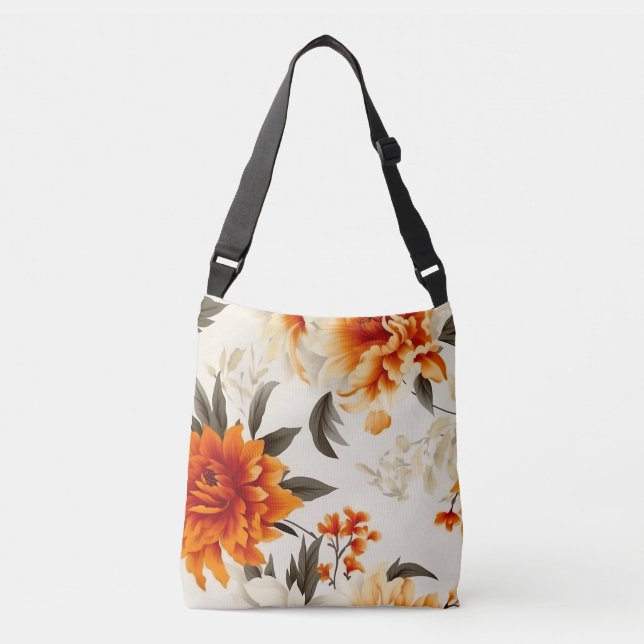 Bolsa Ajustável Desenho de flor (Frente)