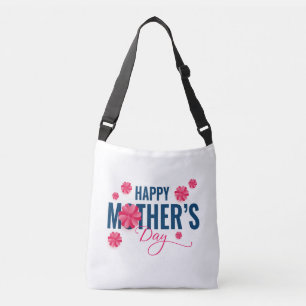 Bolsa Ajustável Desenho de Flor do Dia das Mães Feliz