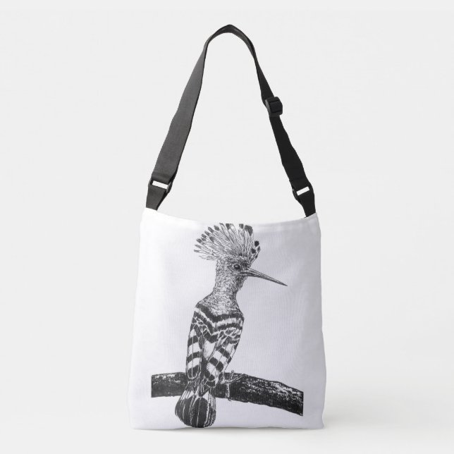 Bolsa Ajustável Desenho de Hoopoe (Frente)