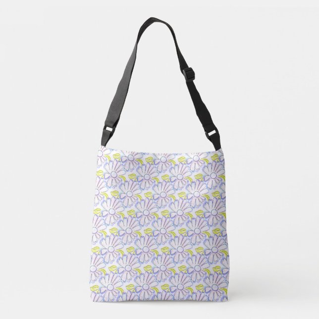 Bolsa Ajustável Desenho Floral Bonito (Verso)