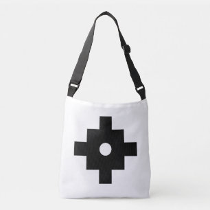 Bolsa Ajustável Desenho Geométrico Cruz Inka Elegante