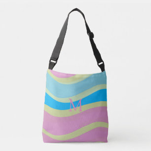 Bolsa Ajustável Design amarelo-amarelo-rosa, monograma