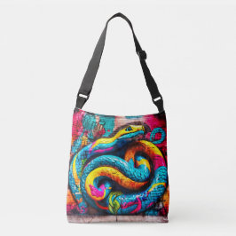Bolsa Ajustável design cobra de estilo grafite do