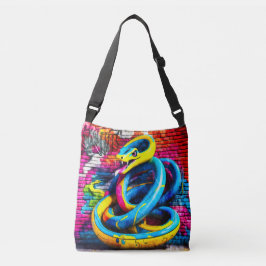 Bolsa Ajustável design cobra de estilo grafite do