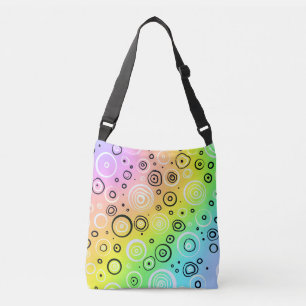 Bolsa Ajustável Design de Arco-Íris Única Brilhante E Colorida!