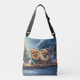 Bolsa Ajustável Design de Férias Pomeranianas por Rich AMeN Gill