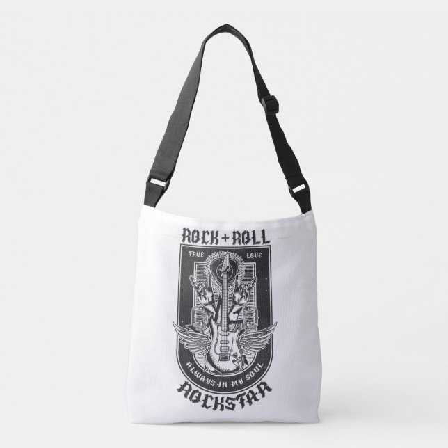 Bolsa Ajustável Design de Guitar Rock (Frente)