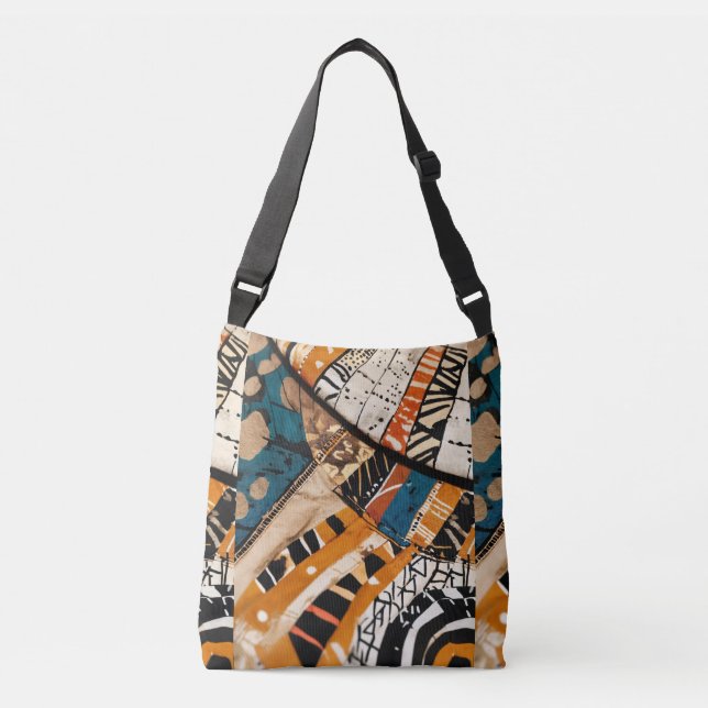 Bolsa Ajustável Design de multicores de Caribe de luxo (Frente)