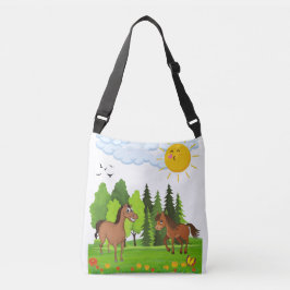 Bolsa Ajustável Design de pequenos cavalos para crianças