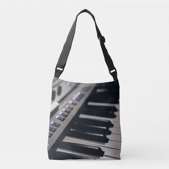 Bolsa Ajustável Design de Piano Bonito (Frente)
