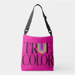 Bolsa Ajustável Design de Tipografia Personalizada Editorial True