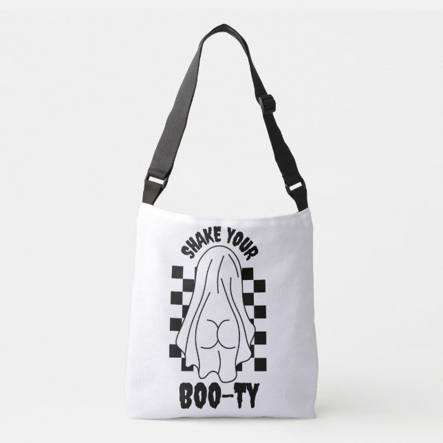 Bolsa Ajustável Design do Bumbum fantasma - "Shake Your Boo-ty" (Frente)