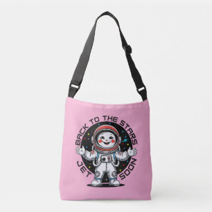 Bolsa Ajustável Design fofo de astronauta de volta às estrelas