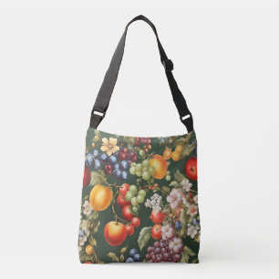Bolsa Ajustável Design italiano elegante com Frutas e flores