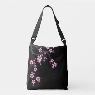 Bolsa Ajustável Design japonês Black Pink Sakura: