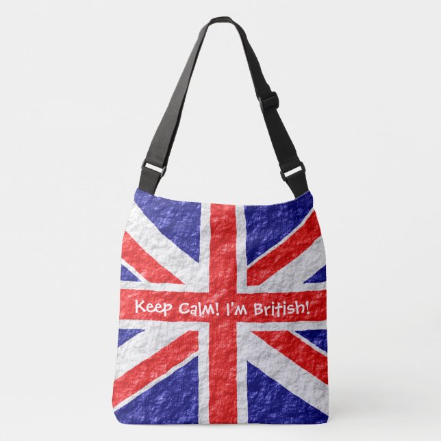 Bolsa Ajustável Design personalizado da bandeira de Union Jack (Frente)