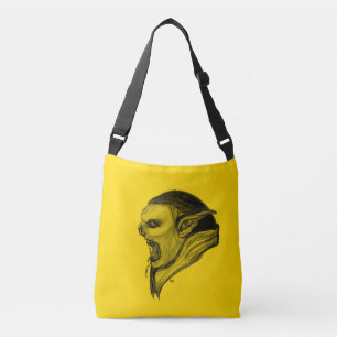 Bolsa Ajustável Design troll preto e amarelo