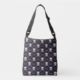 Bolsa Ajustável Designer de Halloween, o padrão de caveira inspira