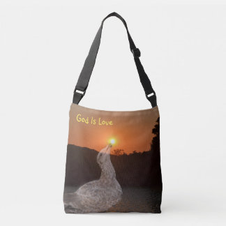 Bolsa Ajustável Deus é amor sunset