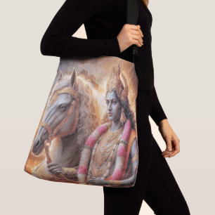 Bolsa Ajustável Deus Hindu com Cavalo - Saco, Saco Corajoso