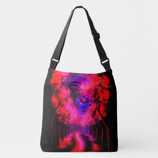 Bolsa Ajustável Deusa Neon na Floresta Encantada (Frente)
