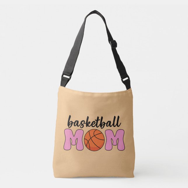 Bolsa Ajustável Dia de as mães de basquete da mãe (Frente)
