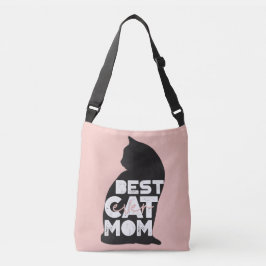 Bolsa Ajustável Dia de as mães Rosa Engraçado, Melhor Gato Mãe